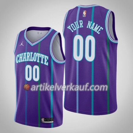 NBA Charlotte Hornets Trikot Jordan Brand 2019-2020 Hardwood Classics Personalisierung Swingman - Herren